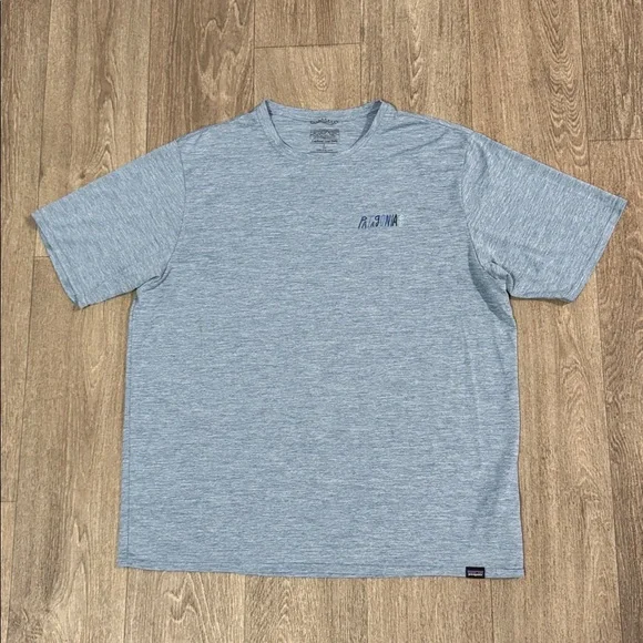 Patagonia Capilene Cool Daily Reef The Rigs graphic shirt men’s sz L - Picture 2 of 9